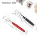 3 Pack Stainless Steel Tongue Scraper with Case - Dual Scraping Metal Tongue Cleaner for Adults - Fight Bad Breath - Oral Care Kit (Black Red Silver) - Buy Online on GoSupps.com