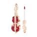 HMDABD Long Lasting Lipstick Velvet Red Violin Lipstick Unique Violin Design Lipstick Durable Spray Liquid Lipstick With Gift Box -b