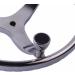 316 Stainless Steel Boat Steering Wheel 13-1/2 Dia with Turning Knob - Fits Seastar & Verado | 5/8-18 Nut Included - Buy Online on GoSupps.com