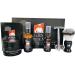 G.B.S Shaving Gift Set - DE Butterfly Safety Razor Brush Pre shave Oil Shaving Cream Aftershave balm + Blades
