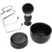 Yagosodee Stainless Steel Razor Bracket & Soap Shell Set - 3 in 1 Shaving Brush Holder for Men - Ideal for Home & Travel - Premium Hairdressing Accessories - Buy Online on GoSupps.com