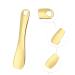Buy VOCOSTE 3 Pcs Makeup Spatula Mini Spoon Set - Gold Tone Eye Cream Massage Sticks for Facial Cream - Zinc Alloy Heart Shape Beauty Tools - Buy Online on GoSupps.com