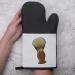 Azeeda Shaving Brush Oven Glove/Mitt - High-Quality Heat Protection for Safe Cooking | International Shipping Available - Buy Online on GoSupps.com