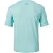BASSDASH Men's UPF 50+ Performance Short Sleeve Pocket T-Shirt - Seafoam/Vivid Blue - 3XL - Buy Online on GoSupps.com