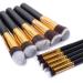GLAMZA Makeup Brushes Set 10pcs Professional Synthetic Makeup Brushes - Premium Foundation Brushes Concealer Brushes