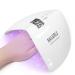 UV Light for Nails - NAILGIRLS 54W Nail Dryer, UV Nail Lamp with 3 Timer Setting, UV Led Nail Lamp with Automatic Sensor, Professional Halloween Nail Art Tools Accessories