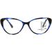 HAOXUAN Fashion Cat's Eye Reading Glasses - Progressive Multifocal | Anti Blue Light HD Lens | Smart Zoom | Diopters +1.00 to +3.00 | Stylish Blue Frames - Buy Online on GoSupps.com