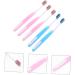 5pcs Small Head Soft Toothbrush Set - Perfect for Braces & Travel | Durable PP Material - Buy Online on GoSupps.com
