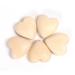 Ibasenice 150 pcs Peach Herz Wooden Beads Unfinished Heart Beads for Tinkering Garland Production & Child Amulets - Buy Online on GoSupps.com