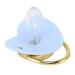 Shop Stylish Silicone Pacifier for Newborns - Bling-Bite Rings with Rhinestones in Blue - Perfect for Toddlers! - Buy Online on GoSupps.com