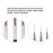 Nail Art Pen Set - 3 Dotting Tools & Brush for Marbling | Rhinestone Handle (Black) - Perfect for Creative Nail Designs - Buy Online on GoSupps.com