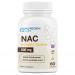 Puregen Labs N-Acetyl-L-Cysteine (NAC) 600mg Supports Immune Respiratory Liver Health NAC 600 mg Potent antioxidant Support Free-radicals Easy to Absorb - 60 Vegetarian Capsules 1