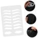 DOITOOL Eyebrow Stencil Plate Eyebrow Draw Acrylic Board Makeup Tool Eyebrow Mold Eyebrow Shape Accessories - Buy Online on GoSupps.com