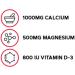 GNC Calcium Plus Magnesium & Vitamin D-3 1000mg - 180 Caplets | Bone Health Support - Buy Online on GoSupps.com