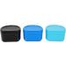 Verdant Touch Retainer Case | Robust Waterproof Denture Box | 3-Piece Portable Oral Clinic Storage - 11.9 x 6.1 x 3.1 cm - Buy Online on GoSupps.com