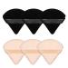 BOBOZHONG Triangle Makeup Powder Puff 6 Pieces Face Sponge Powder Puff Soft Plush Powder Sponge Washable Makeup Sponge Wet Dry Makeup Tool for Loose Powder or Foundation Blush