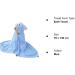 Hooded Baby Towel - Ultra Soft, Absorbent Beach/Bath Towel 70x140 cm (Blue) - Buy Online on GoSupps.com