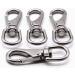 AOWISH 4-Pack Stainless Steel Swivel Eye Snap Hook M5 1# Diving Clips - Marine Boat Hardware for Bird Feeders, Pet Chains, Keychains - Buy Online on GoSupps.com