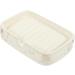Amosfun 2pcs Draining Soap Dish Sponge Dish Hidden Valance Clips Soap Holder Self Draining Bar Soap Dish Self Draining Soap Holder for Bath Soap Stand Sponge Holder Marbling Ceramics White - Buy Online on GoSupps.com