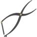 Golden Ratio Symmetrical Eyebrow Ruler Stainless Steel Measuring Tool for Eyebrows Professional Microblading and Makeup Portable (Black) - Buy Online on GoSupps.com
