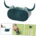 Yarnow Wall-Mounted Mopping Hook & Clothes Rack - Self-Adhesive Mop Holder - 12x7.5cm Blue Sweeper Bracket - Buy Online on GoSupps.com
