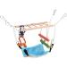 Hamster Swing Small Animal Suspension Bridge Squirrel Hanging Bed Hammock Stair Ladder Toy for Gerbil Rat Mouse Bird Parrots - Buy Online on GoSupps.com