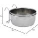 Nobby Stainless Steel Bowl with Clamp 300 ml 9.5 cm silver 9.5 cm - Buy Online on GoSupps.com