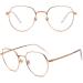 Buy HQMGLASSES 2020 Anti-Blue Light HD Reading Glasses - Retro Metal Frame Aspherical 1.56 Lens Diopters +0.5 to +3.0 | International Shipping Available - Buy Online on GoSupps.com