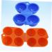 GLEAVI 4 Pcs Eggs Outdoor Grill Barbeque Grill 2 Grids Egg Case for Bbq Container Travel Egg Rack Barbecue As Shownx2pcs Mx2pcs - Buy Online on GoSupps.com