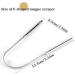 Buy GNHG 3-Pack Stainless Steel Tongue Cleaners | Effective Tongue Scrapers for Fresh Breath | Easy to Clean U-Shaped Design - Buy Online on GoSupps.com