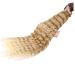 32 Inch corrugated long braiding hair deep wave crochet hair bulk goods ocean wave crochet braid ombre blonde curly hair extension T27-613 32inches 5pack 3pack T27-613
