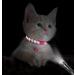 Taglory Reflective Cat Collar with Safety Clasp & Bell - 2-Pack Adjustable Hot Pink Collars for Cats & Kittens (15-20cm) - Buy Online on GoSupps.com