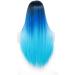 Buy GCX Ladies Straight Blue Gradient Wig | Fashionable & Breathable Women's Wig - Buy Online on GoSupps.com