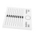 minkissy 1pc Eyelash Spacer Eyelash Plate Eyelash Gasket Eyelash Supplies Glass Stand Eye Lash Eyelash Grafting Accessory Eyelash Board Lash Grafting Gasket Epoxy Accessories Extend Tray