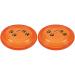 TRIXIE 3356 Dog Activity Dog Disc bite-proof 23 cm Assorted (Pack of 2) Assorted 23 cm (Pack of 2)