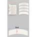 Sujurio 36Pc/Lot No-Shine Lace Wig Tape Double Sided Adhesive Extension Hair Tape Strips for Toupees/Lace Wig Film - Buy Online on GoSupps.com