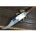 Perkin 38cm Hunting Knife Bowie with Leather Sheath - Premium Quality Survival Knife for Outdoor Adventures | International Shipping Available - Buy Online on GoSupps.com