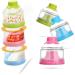 Portable 3-Layer Formula Dispenser for Travel & Outdoor Activities - Milk Powder & Snack Storage Container for Nighttime Nursing - Buy Online on GoSupps.com