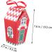 Anneome 20pcs Box Nougat Box Christmas Candy Christmas Biscuit Bags Chocolate Case Christmas Box Delicate 19.5X9.5CM Red - Buy Online on GoSupps.com