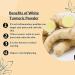 Poolankilangu Powder 300g white turmeric kachur kichili kilangu powder for skin care 300g (pack of 3 x 100g) - Buy Online on GoSupps.com