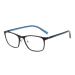 HELES Blue Light Blocking Reading Glasses Lightweight TR90 Full Rim Eyeglasses Frame Filter Blue Ray Computer Game Glasses Black&blue +3.75 Strength