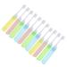 Tovinanna 12th trip toothbrush children toothbrush toothbrushes with dental floss portable travel toothbrushes or