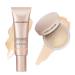 Laura Mercier Tinted Moisturizer Light Revealer with SPF 25 Luminous Finish Shade 0N1 Petal and Translucent Loose Talc-Free Setting Powder Ultra-Blur: Hyaluronic Acid Infused Shade Translucent Bund