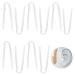 10Pcs Hearing Aid Tubes Lightweight Hearing Aid Tubes NHS Sturdy Phonak Hearing Aid Tubes Transmitting Clear Sound Hearing Aid Tubes Replacement NHS Suitable for Most Hearing Aids