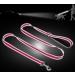 Taglory Heavy-Duty Dog Leash for Medium & Large Dogs | Reflective Padded Handle | Supports 10-75 kg | 1.8m x 2.5cm | Pink - Ideal for Comfortable Walks - Buy Online on GoSupps.com