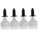 Healeved 4pcs String eyebrow ruler auxiliary tool brow line brow mapping tool Vial durable bottled