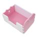 VANZACK 1pc Hamster Toilet Hamster Pee Training Chinchilla Toilet Small Animal Bath Cage Pet Toilet PVC 15x10cm Pink