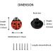 6 Pack Cchhyyt Mystical Garden Cartoon Rubber Drawer Handles for Kids - Ladybug Design Cabinet Knobs for Children's Rooms - Buy Online on GoSupps.com