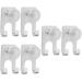 Alipis 6 pcs No hook shaving hook shaving hooks for razor storage rasuradoras para hombres m quinas de afeitar para hombres aluminum alloy man razor beard