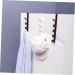 GLEAVI 3pcs 5 Plastic Hooks Portable Coat Towel Over Holders Door Hangerwhitel Hanging Hat The Rack - Buy Online on GoSupps.com